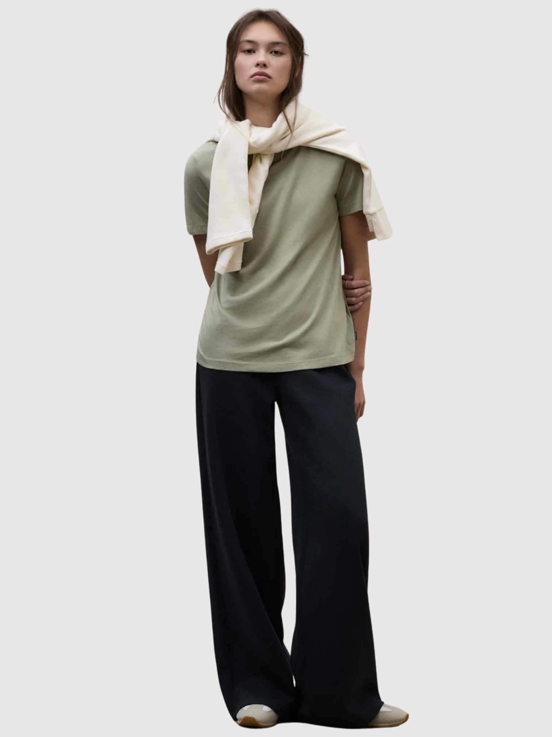 T-Shirt Lake Woman Sage | Ecoalf