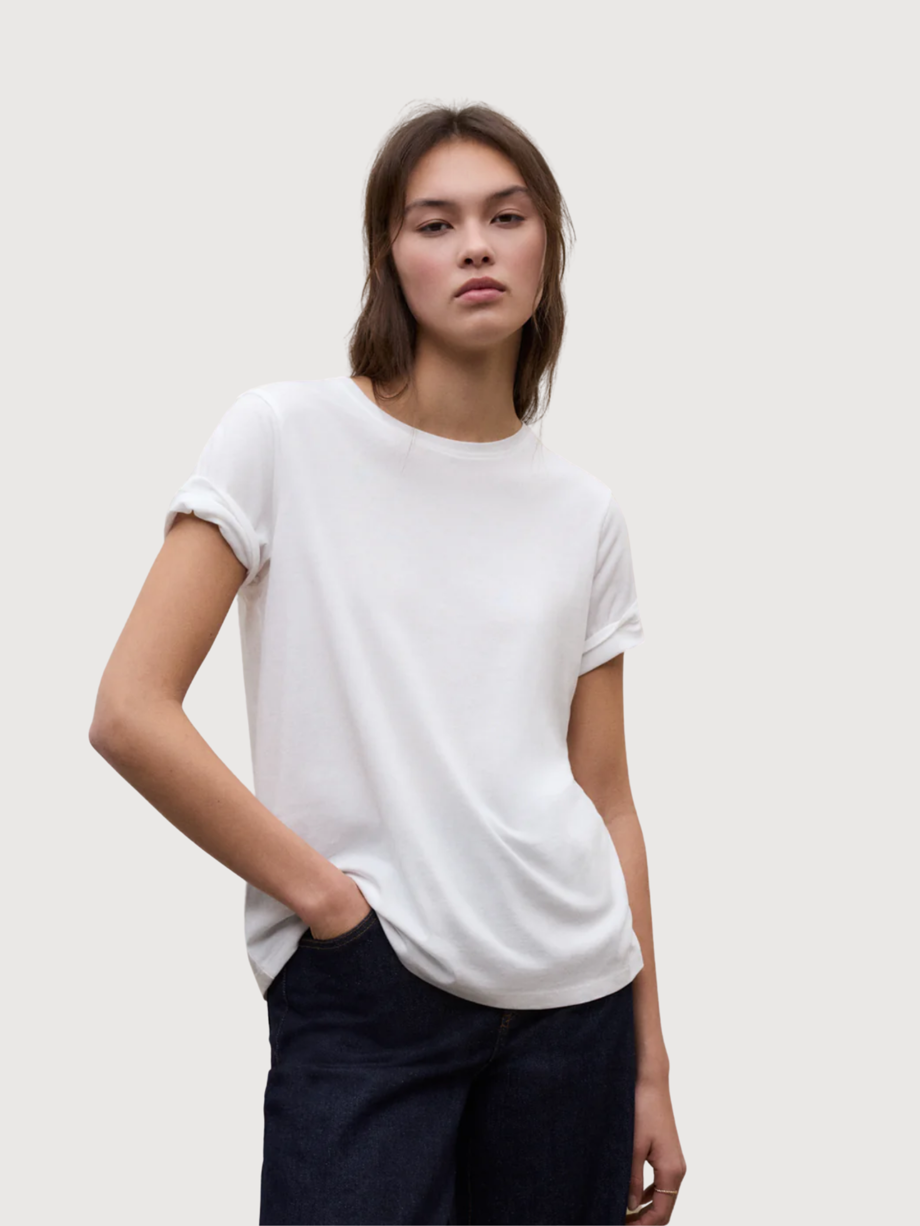 T-SHIRT LAKE DONNA BIANCA | ECOALF