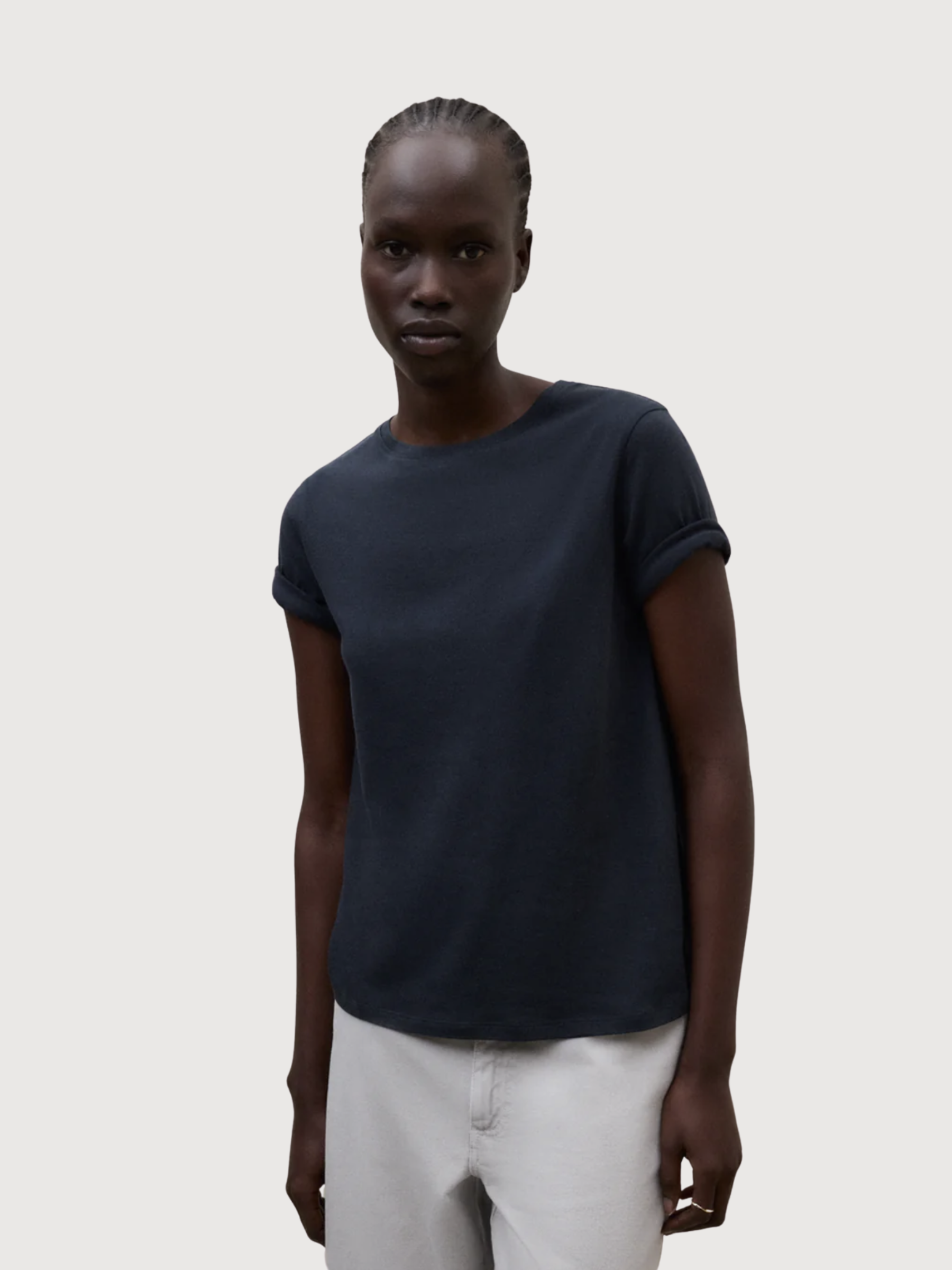 T-Shirt Lake Woman Dark Navy | Ecoalf