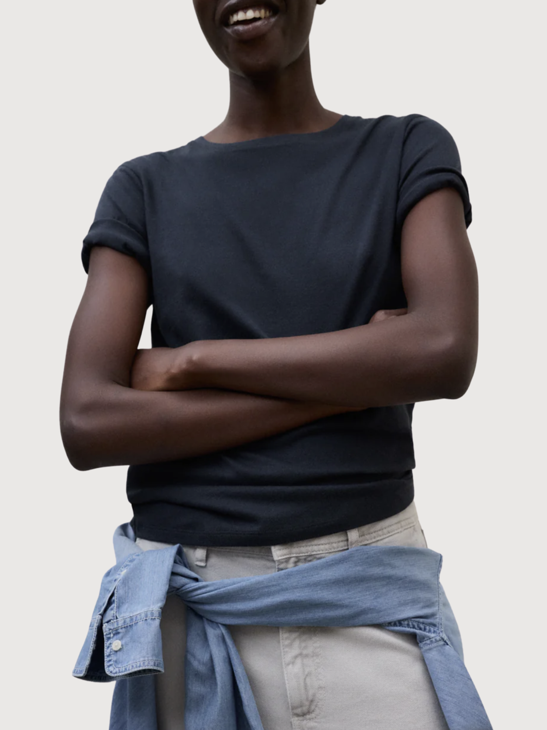 T-Shirt Lake Woman Dark Navy | Ecoalf
