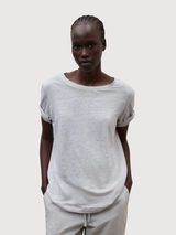 T-SHIRT LANE DONNA Grigio Ghiaccio | ECOALF