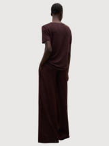 T-shirt Lane Woman Cocoa Linen | Ecoalf