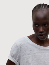 T-SHIRT LANE DONNA Grigio Ghiaccio | ECOALF