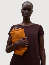 T-shirt Lane Woman Cocoa Linen | Ecoalf