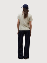 T-shirt Ronda da donna in cotone color pietra | ECOALF