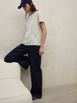 T-shirt Ronda da donna in cotone color pietra | ECOALF
