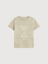 T-shirt Ronda da donna in cotone color pietra | ECOALF