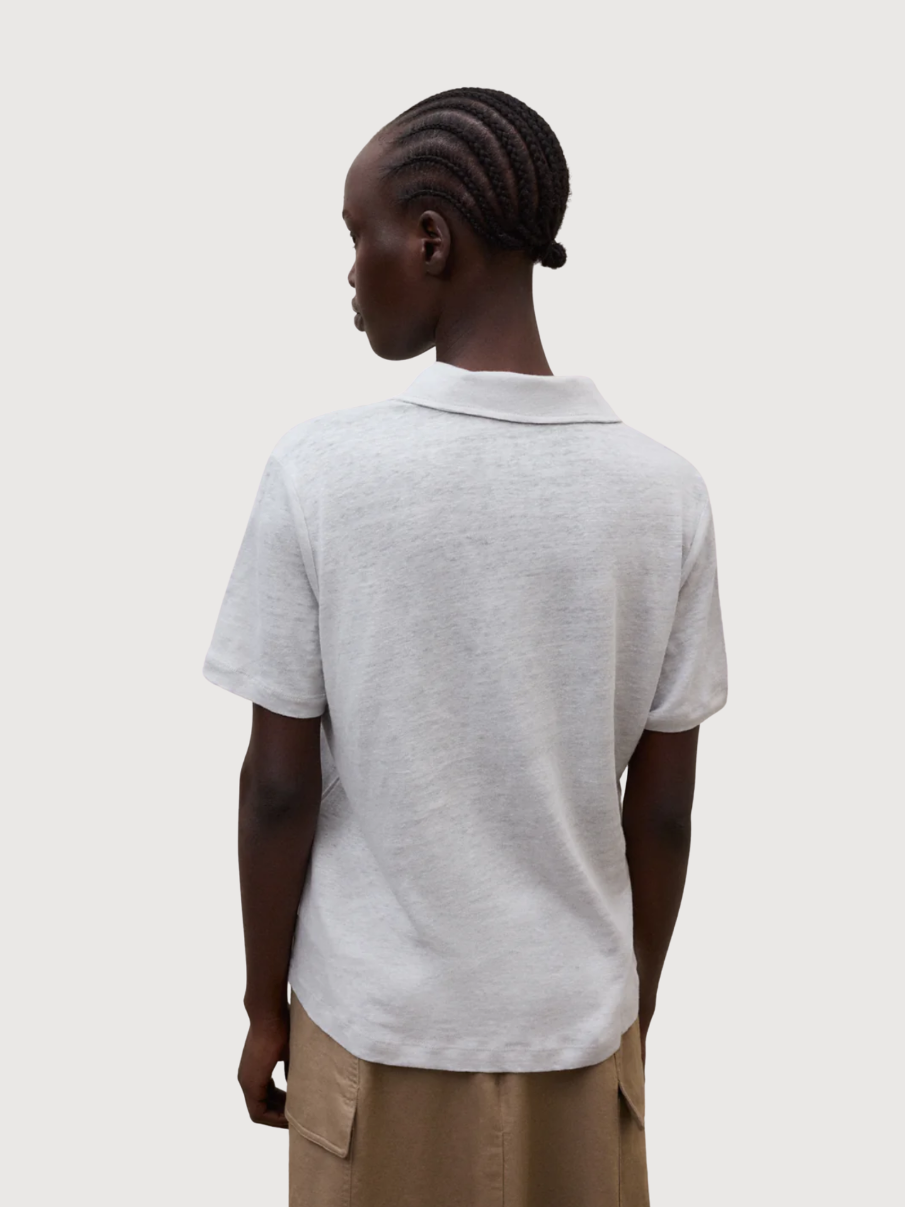 T-SHIRT TROMS DONNA Grigio Ghiaccio | ECOALF