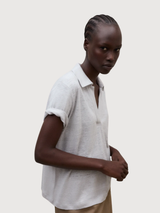 T-SHIRT TROMS DONNA Grigio Ghiaccio | ECOALF
