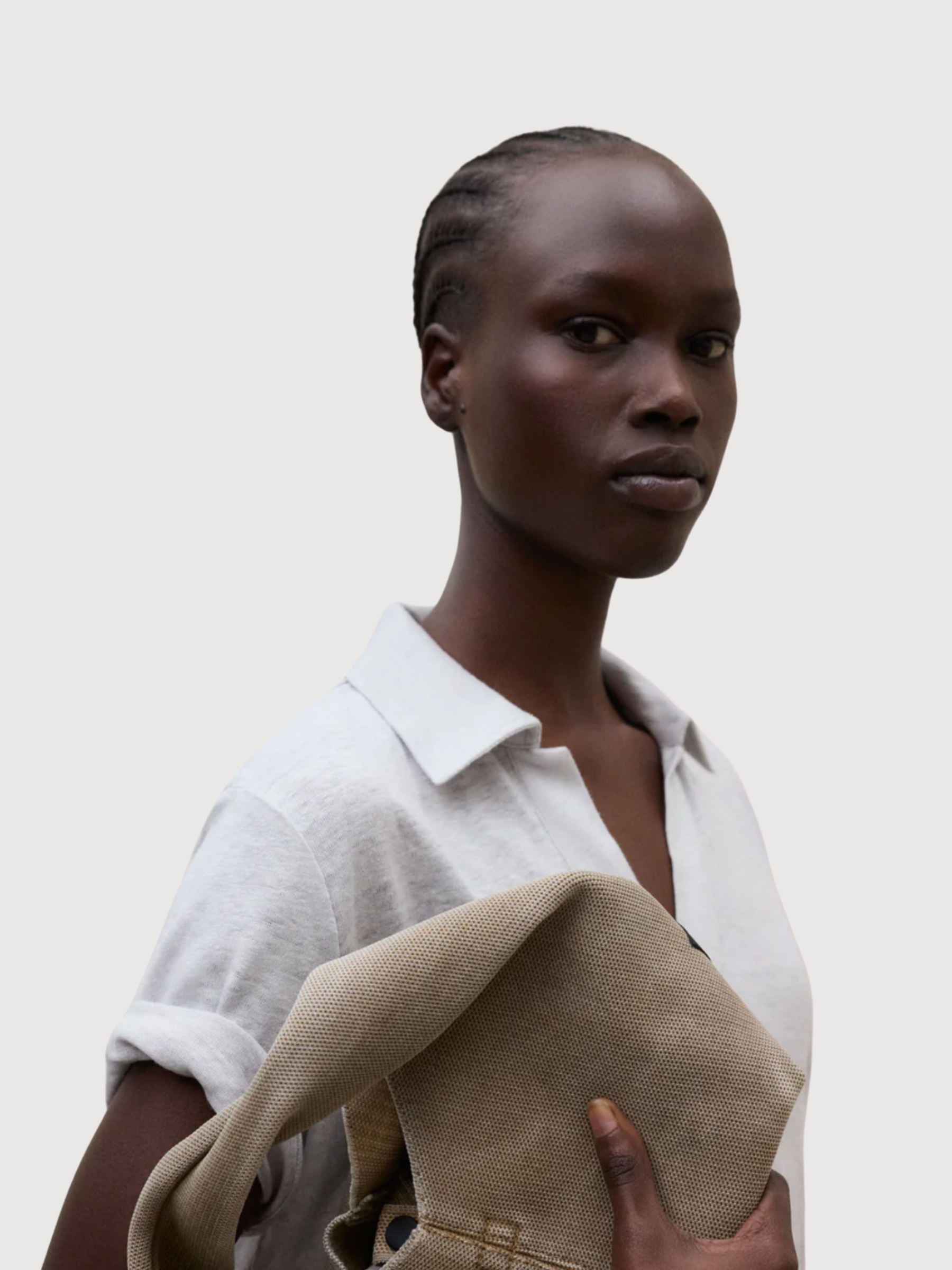 T-SHIRT TROMS DONNA Grigio Ghiaccio | ECOALF