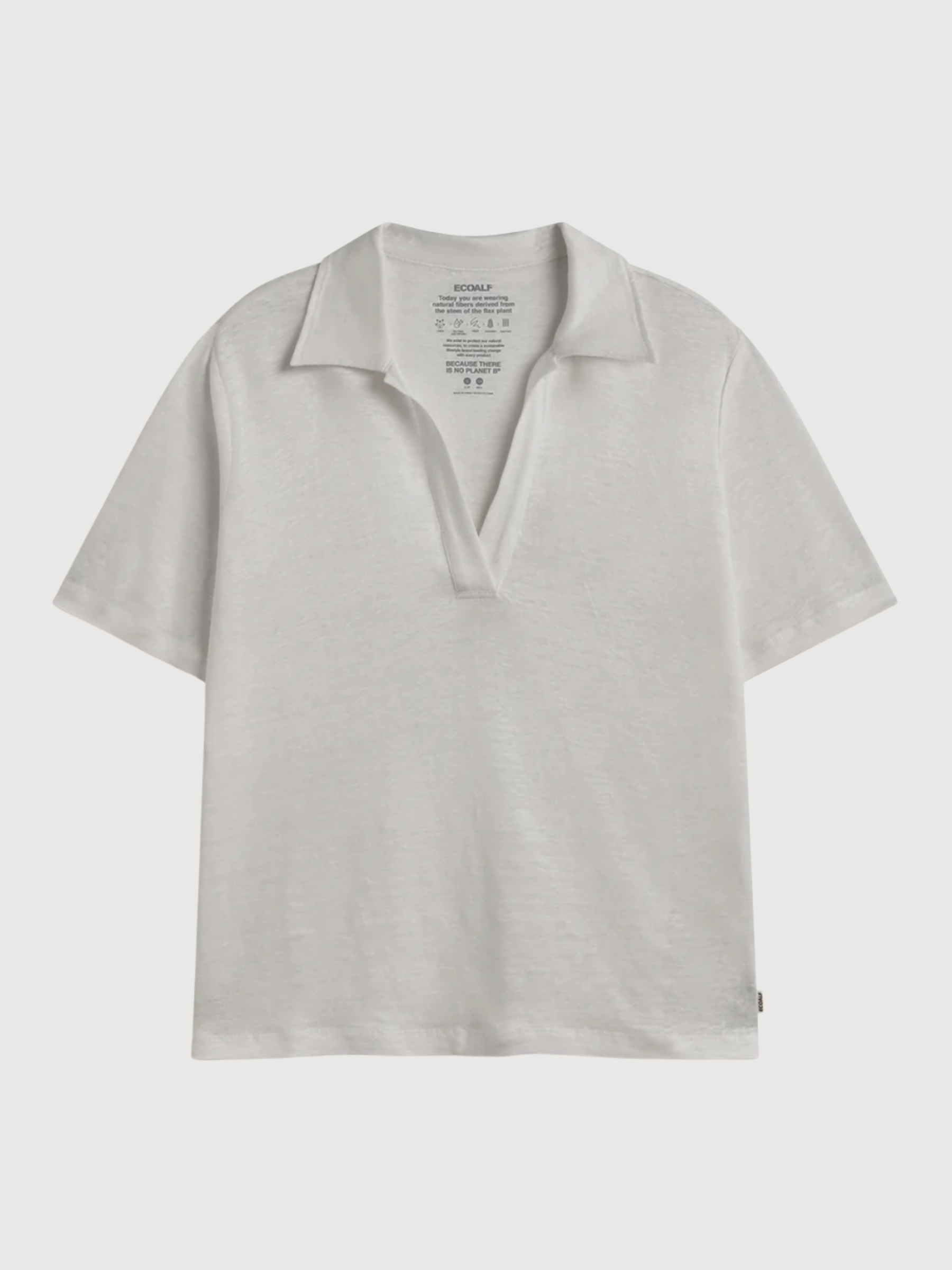 T-SHIRT TROMS DONNA Grigio Ghiaccio | ECOALF