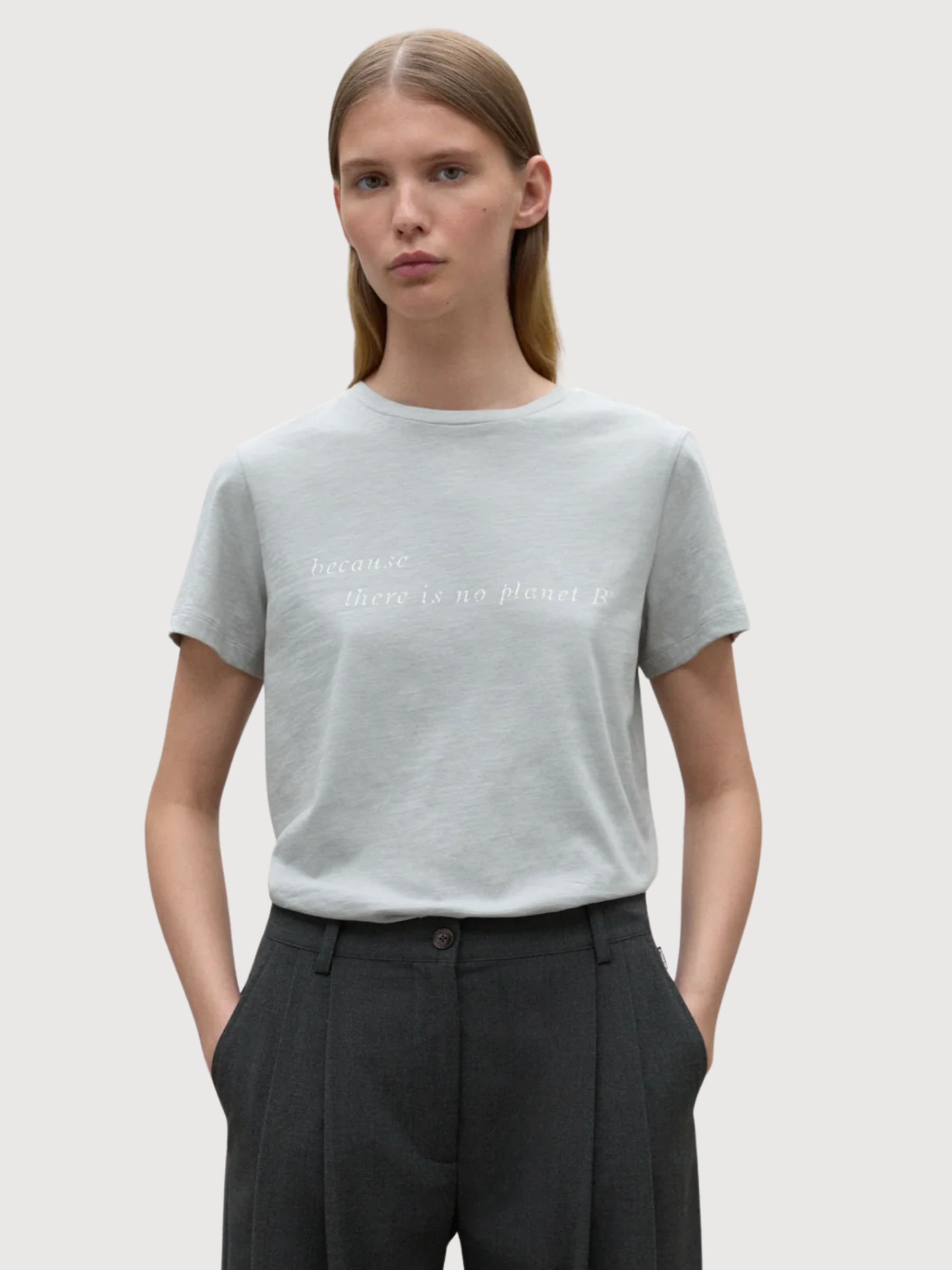 UKES T-Shirt-Frau Auster | Ecoalf