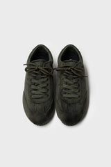 Dallas Women's Velvet Sneakers Dark Khaki | ECOALF
