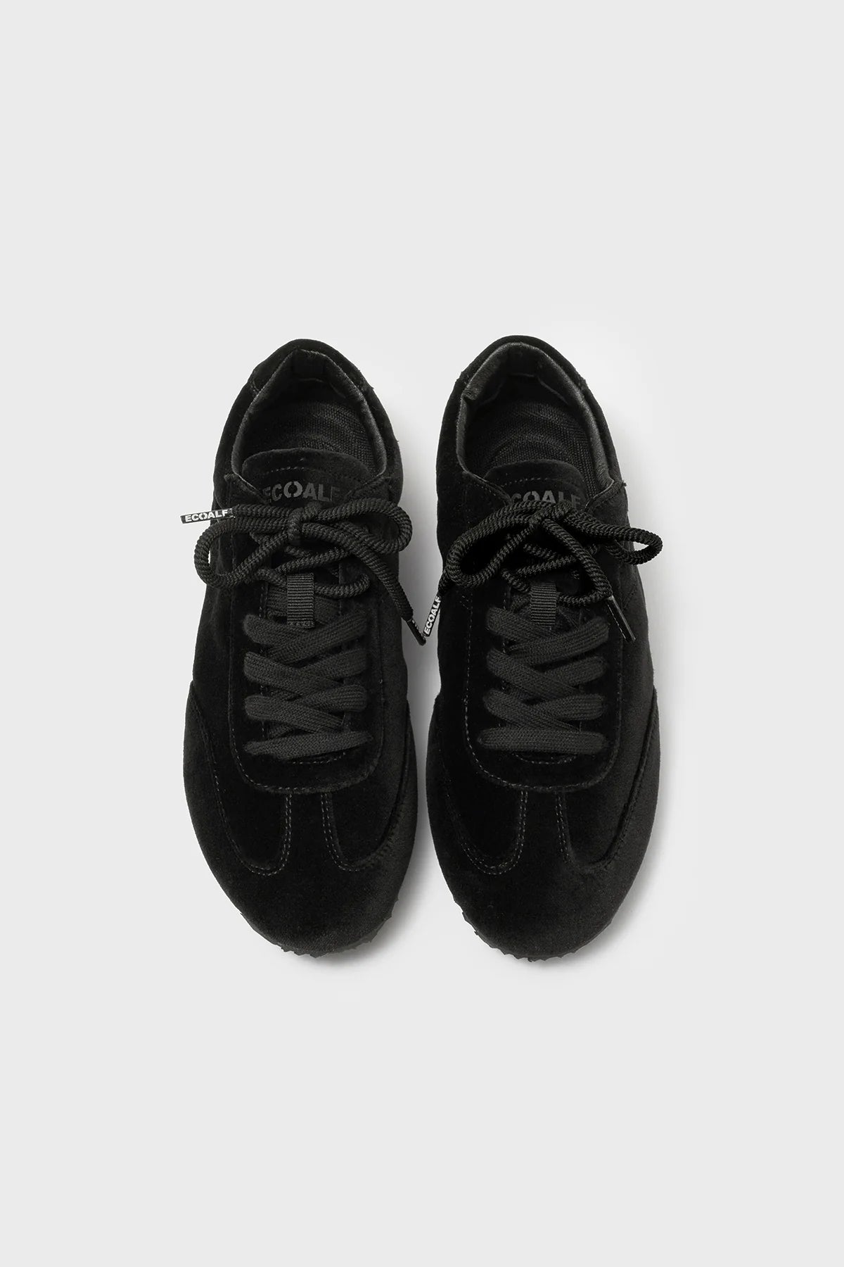 Dallas Women's Velvet Sneakers Total Black | ECOALF