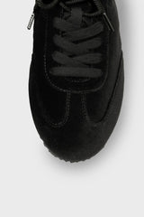 Dallas Women's Velvet Sneakers Total Black | ECOALF