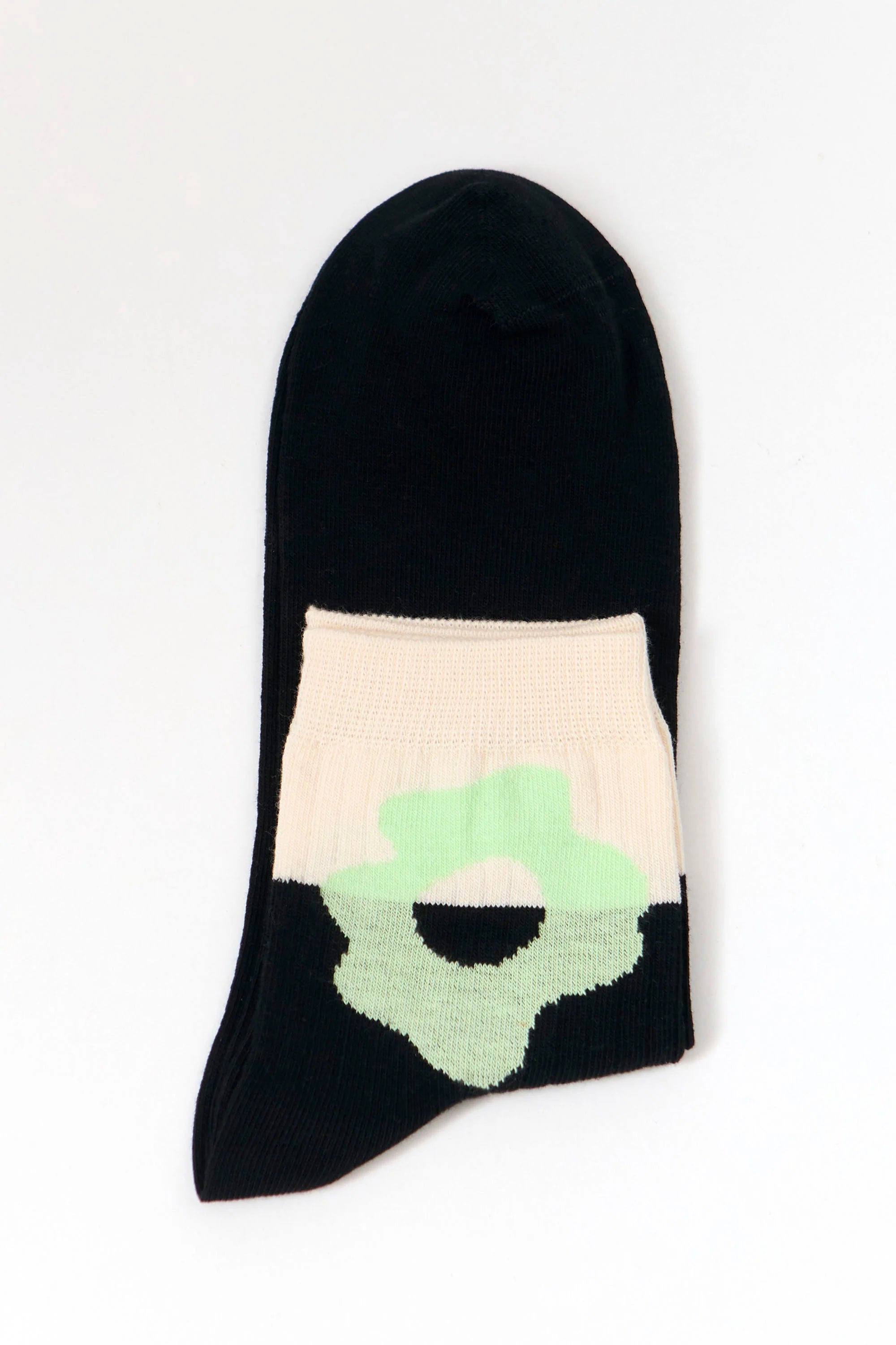 Bicolor Socks Wool Black | SUITE13LAB