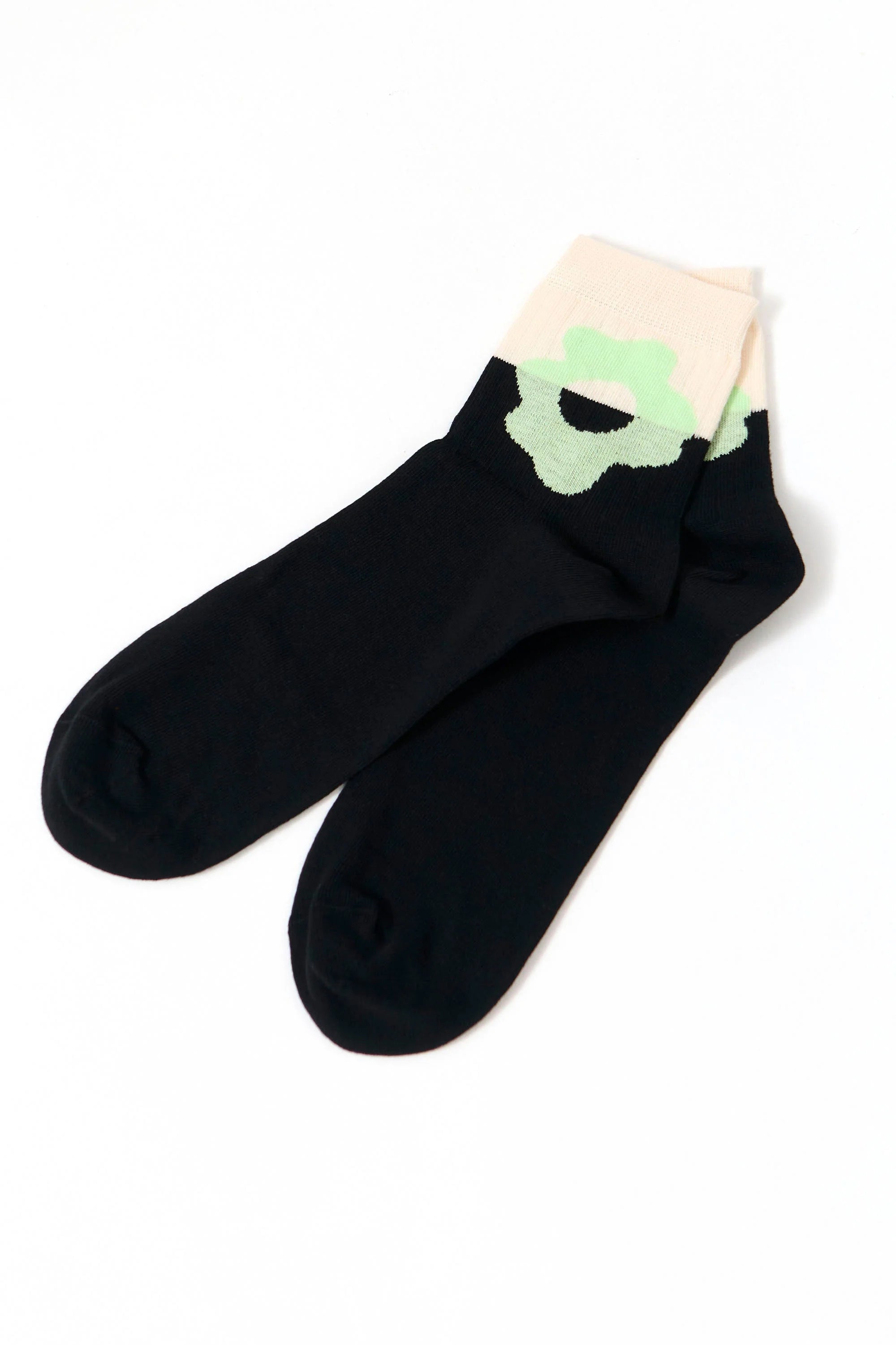 Bicolor Socks Wool Black | SUITE13LAB
