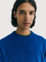 Pullover Lucien Blue Unisex Wool | Thinking Mu