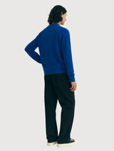 Pullover Lucien Blue Unisex Wool | Thinking Mu