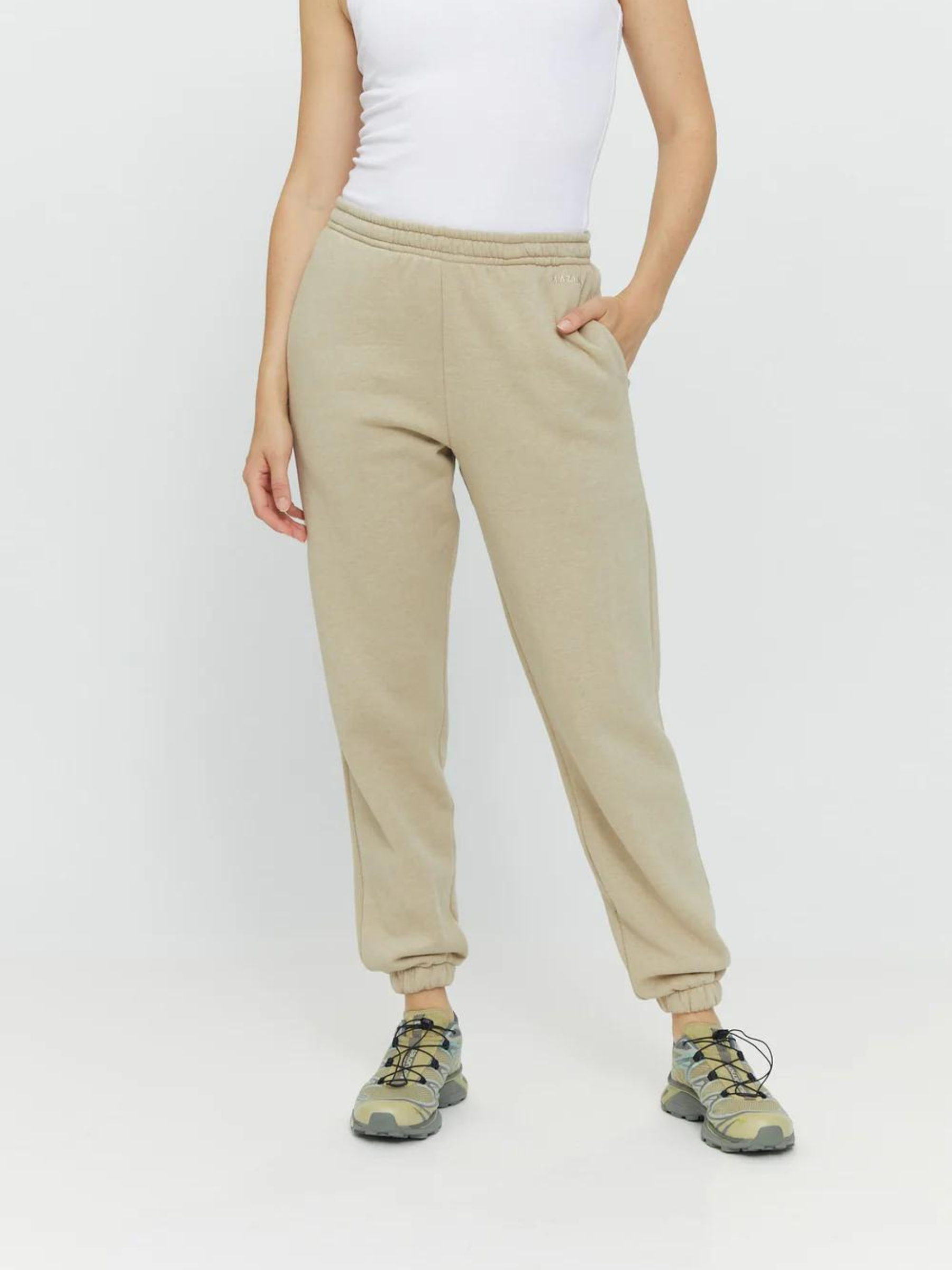 Maple Sweat Pants Light Taupe Mel | Mazine