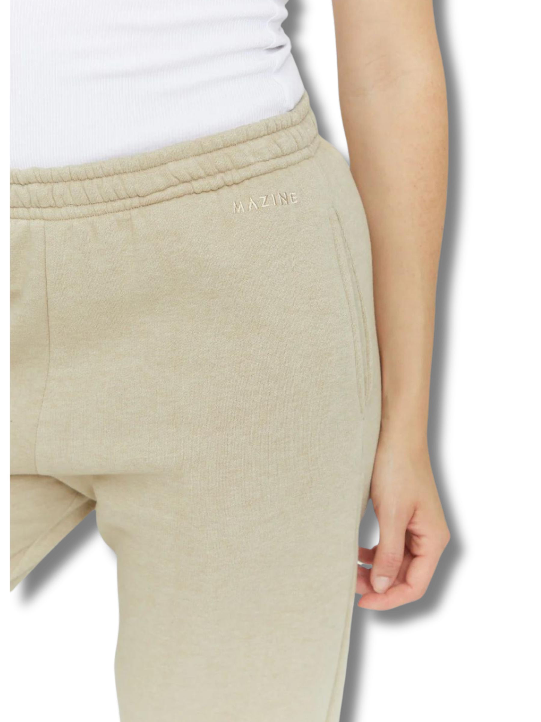 Maple Sweat Pants Light Taupe Mel | Mazine