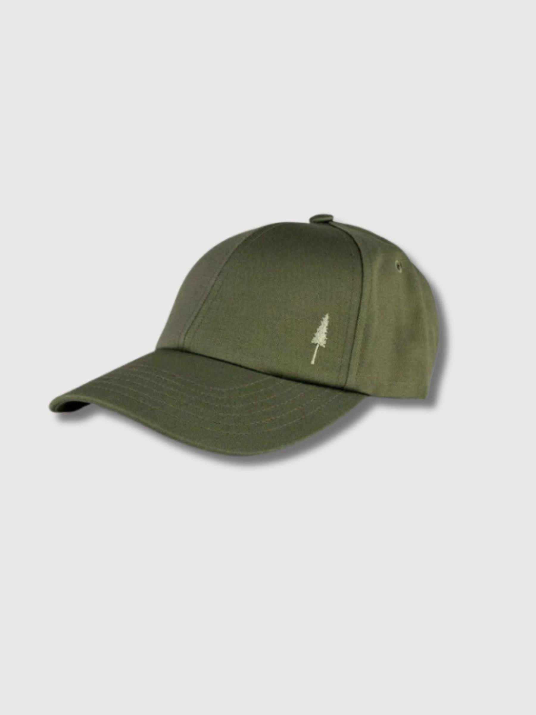 Treecap Baseball Cotton biologico verde scuro | Nikin