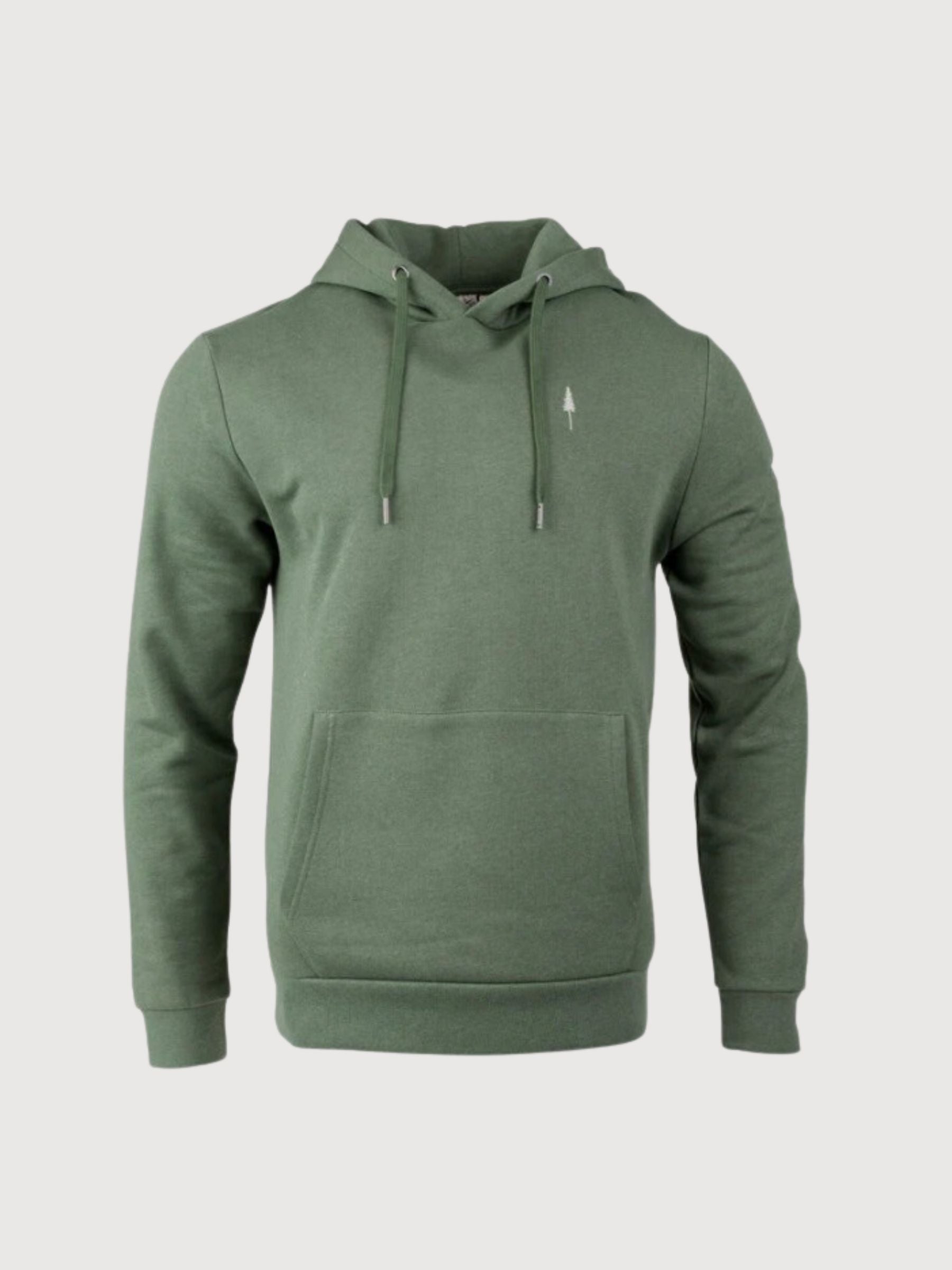 Hoodie Treehoodie Unisex Olive Bio -Baumwolle | Nikin