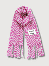 Street Luxe Pink/White Scarf | Verb To Do