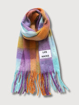 Life Hacks Multicolor Maxi Scarf | Verb To Do