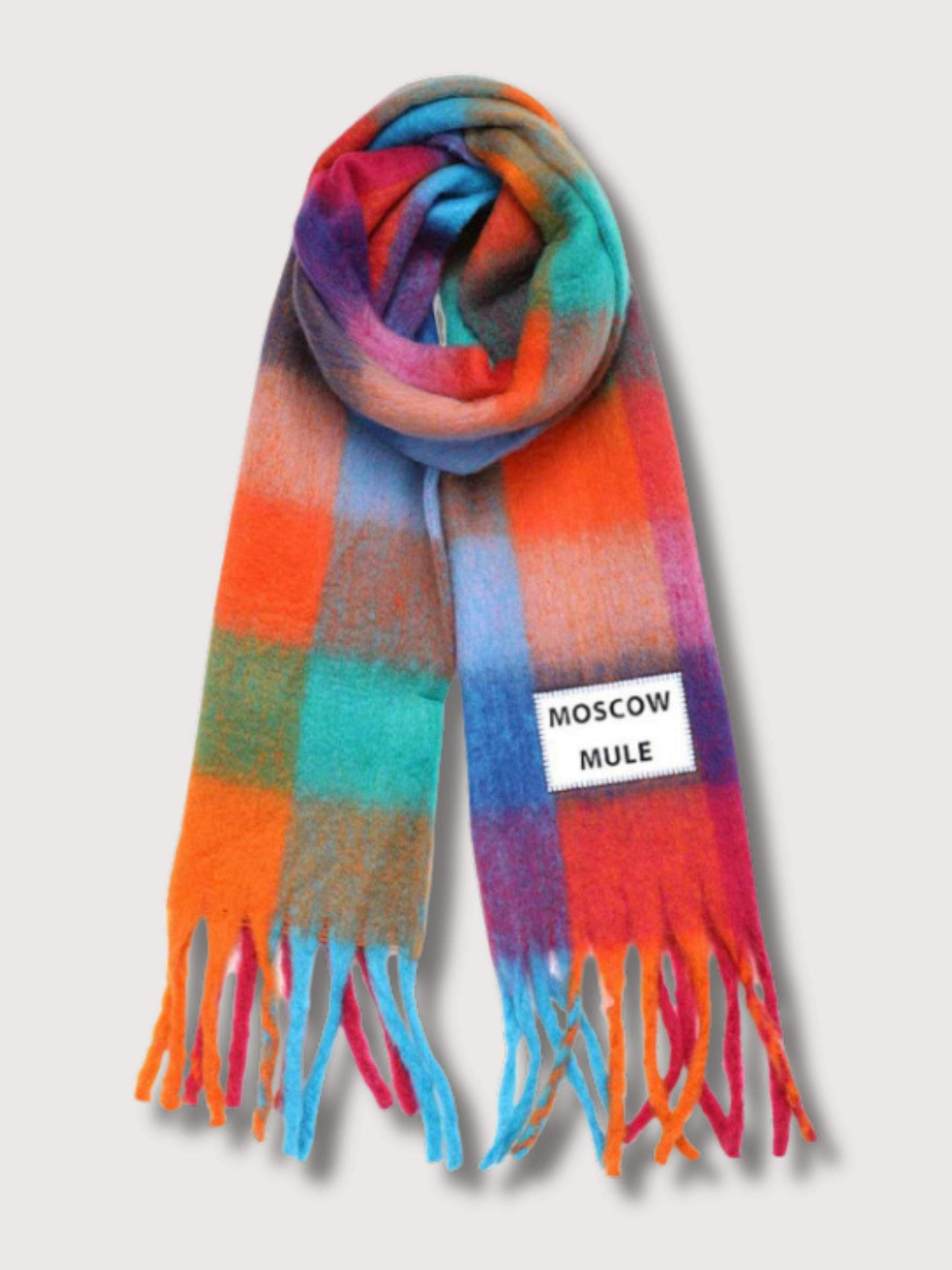 Moskauer Mule Multicolor Maxi -Schal | Verb To Do