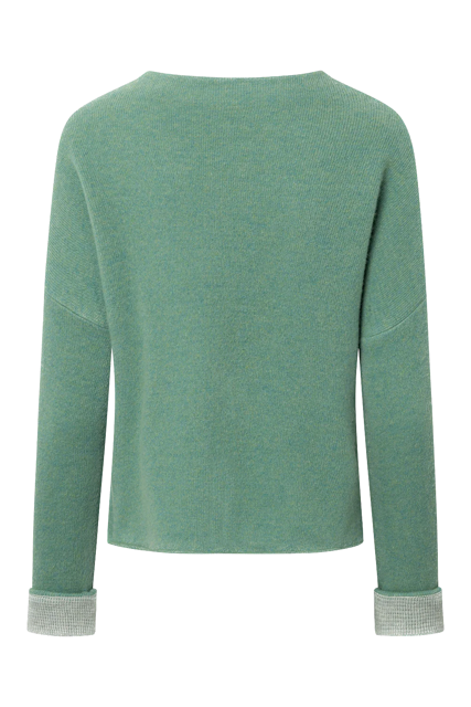 Nicoletta Green Woman Wool Longsleeve | Stapf