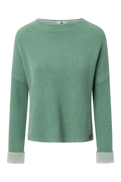 Nicoletta Green Woman Wool Longsleeve | Stapf