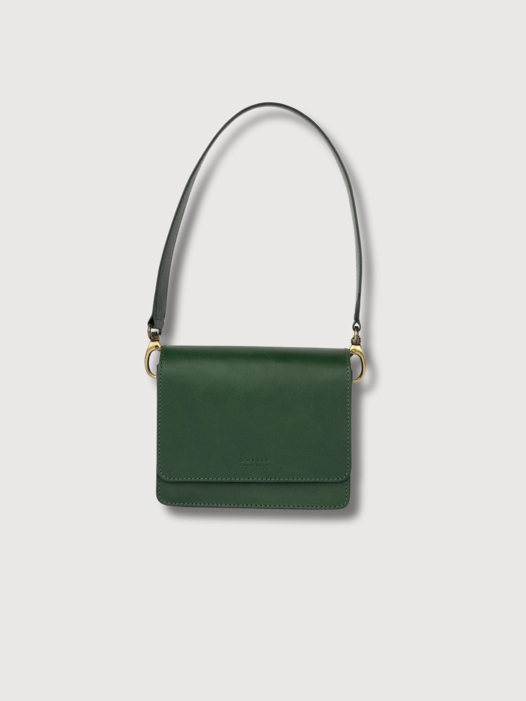 Audrey Mini Tasche Tannengrün Klassisches Leder