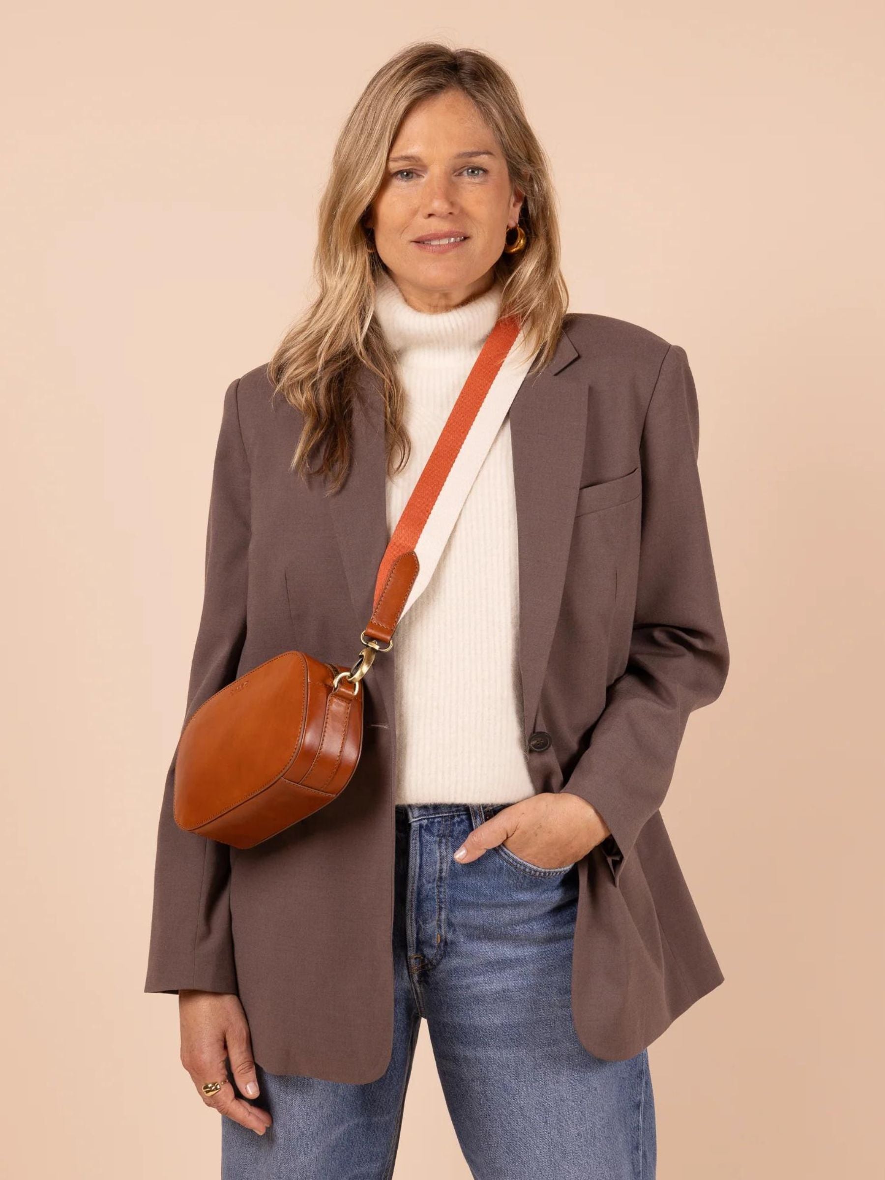 Maya - Cognac Classic Leder