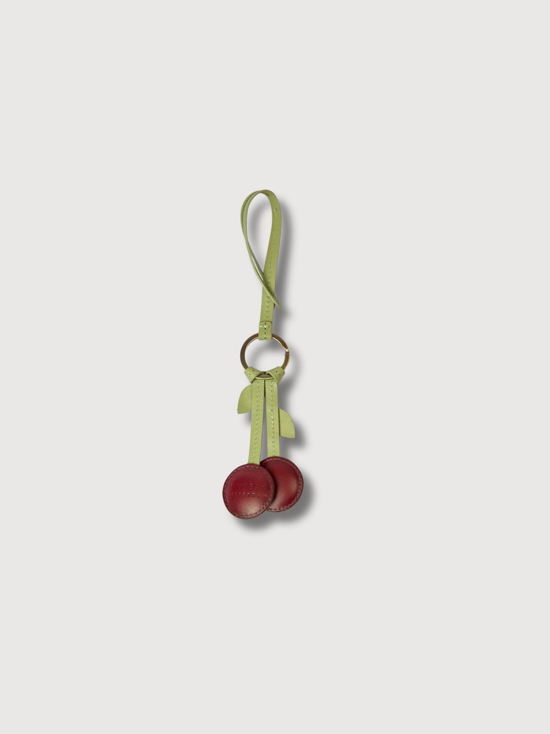 Keyring Bag Charm Cherry Purple | O My Bag