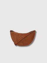Leo Crossbody Bag Strao Cognac Wildleder | O My Bag