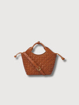 Bag Mara Mini Cognac Woven Classic | O My Bag