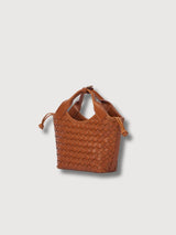 Bag Mara Mini Cognac Woven Classic | O My Bag