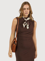 Bag Mara Mini Cognac Woven Classic | O My Bag