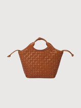 Bag Mara Midi Cognac Woven Classic | O My Bag