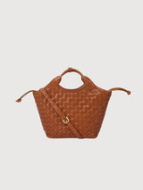 Bag Mara Midi Cognac Woven Classic | O My Bag