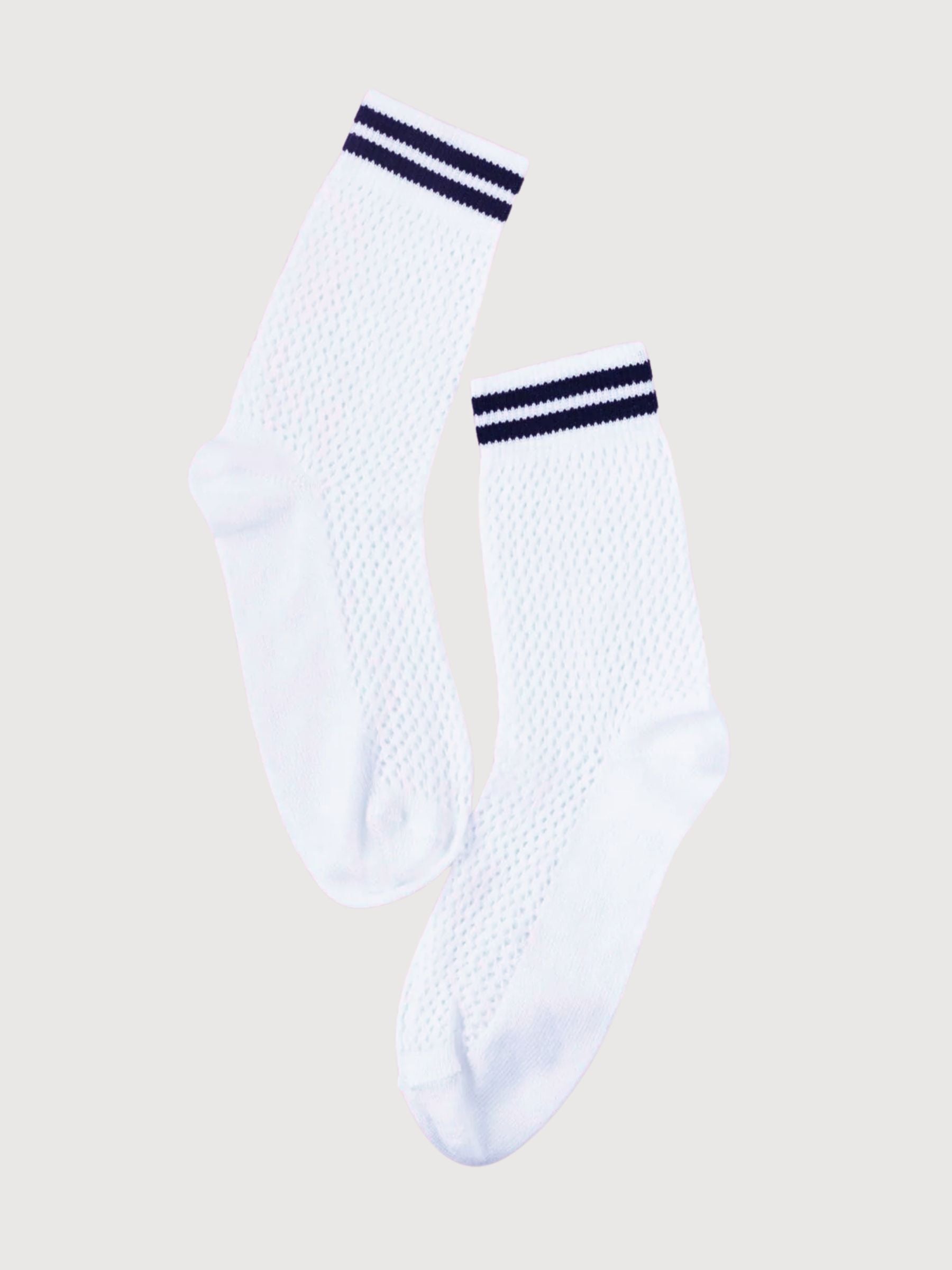 Socken Net Weiß Frau | Ooley