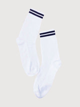 Socken Net Weiß Frau | Ooley