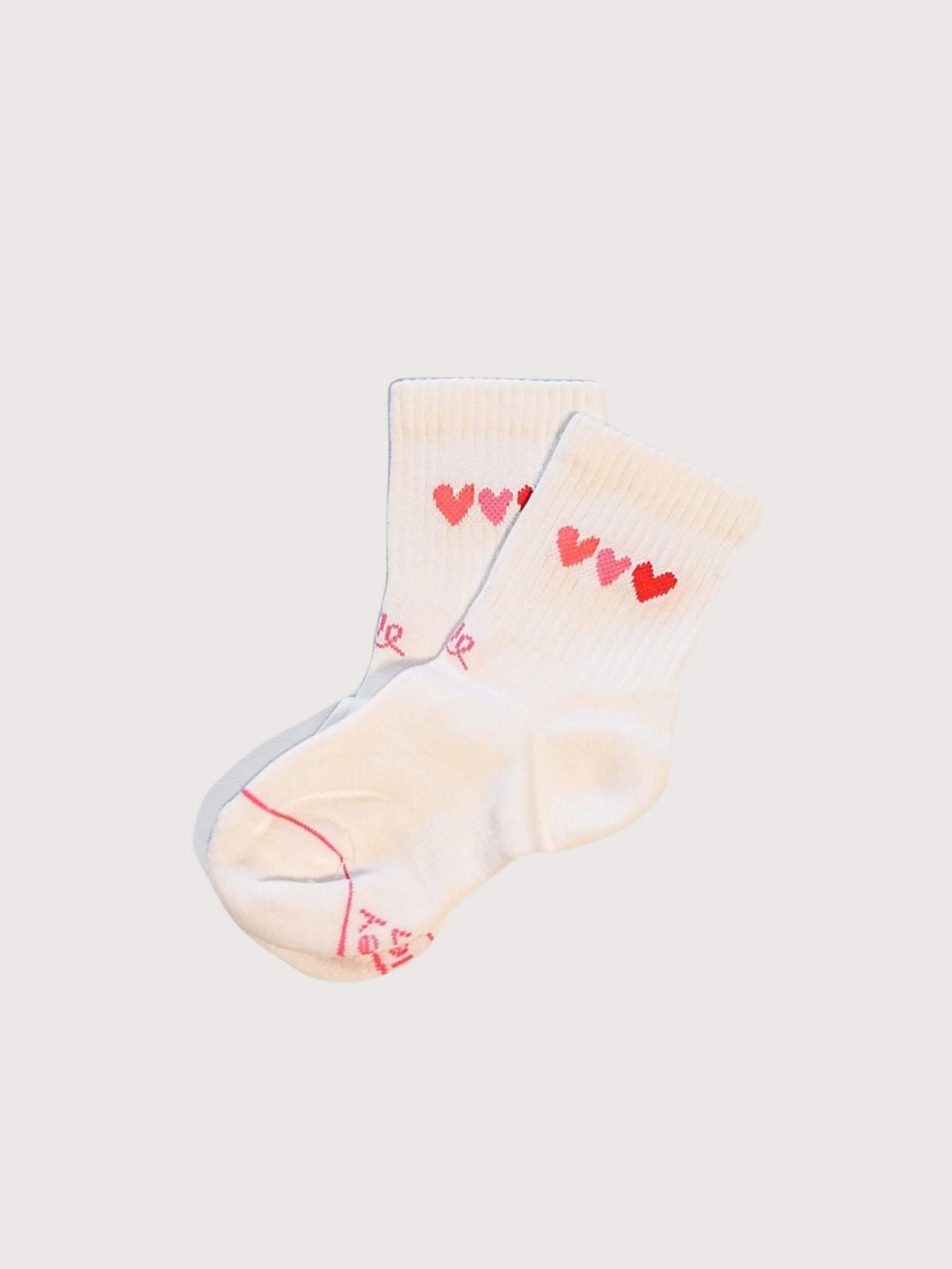 Socks Icon Love Kids Pink | Ooley