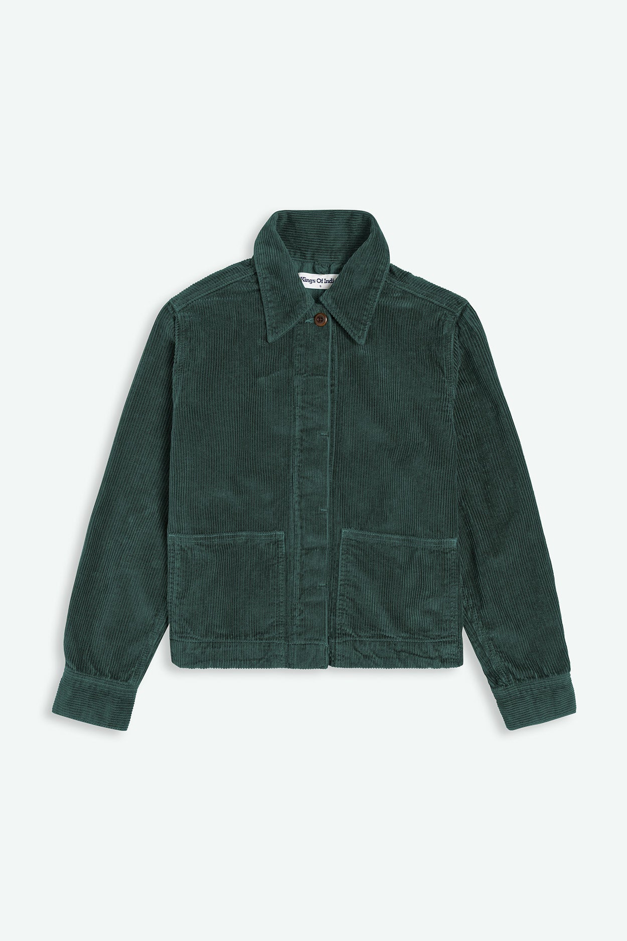 Jacket OTA Cord DarkGreen Cotton | Kings Of Indigo