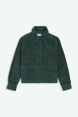 Jacket OTA Cord DarkGreen Cotton | Kings Of Indigo
