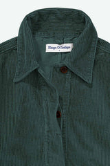 Jacket OTA Cord DarkGreen Cotton | Kings Of Indigo