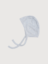 Babymütze aus Bio-Baumwollrippe in Nebelgrau | SERENDIPITY