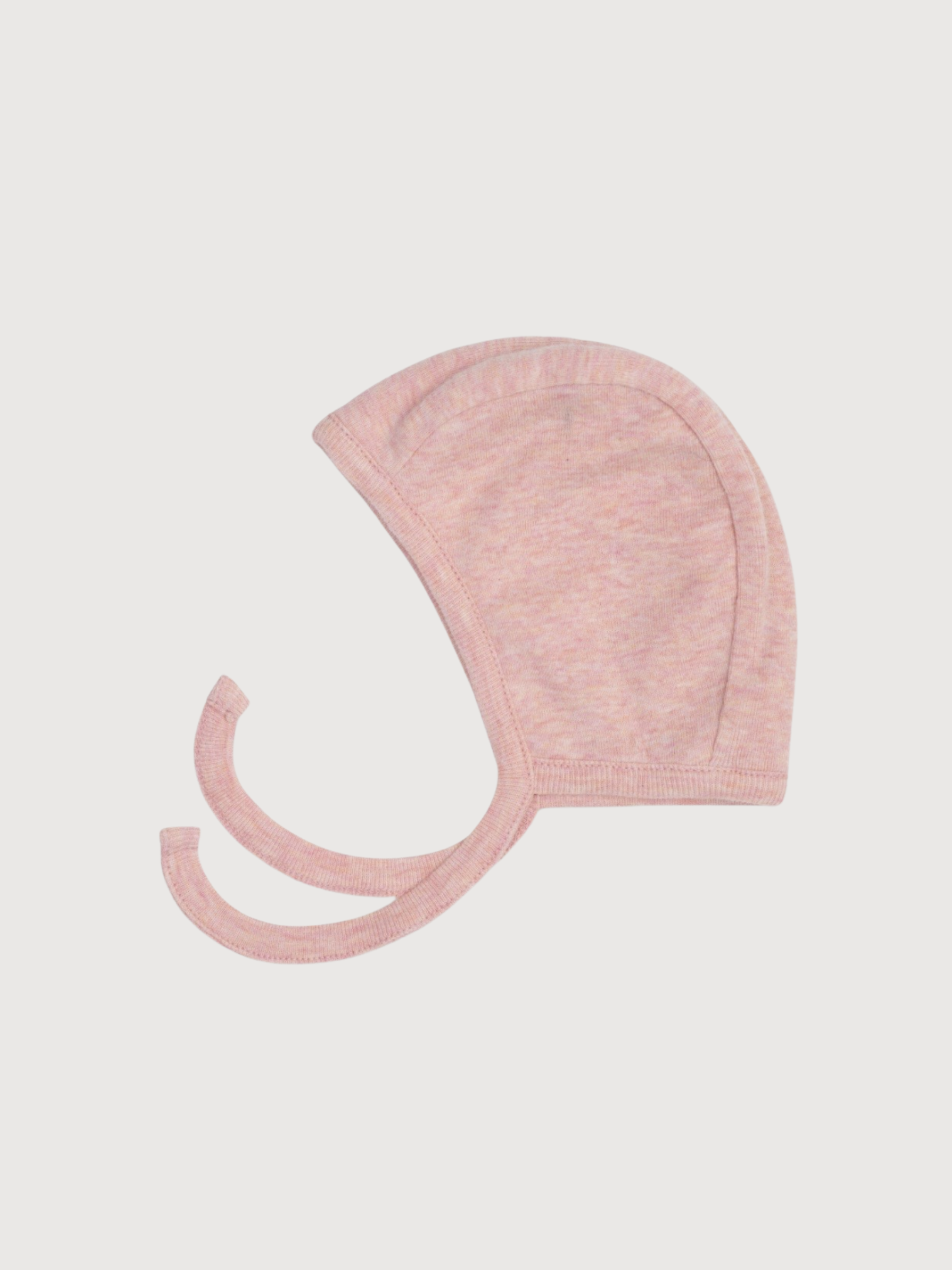 Newborn Bonnet in Coral   Organic Cotton Rib | SERENDIPITY