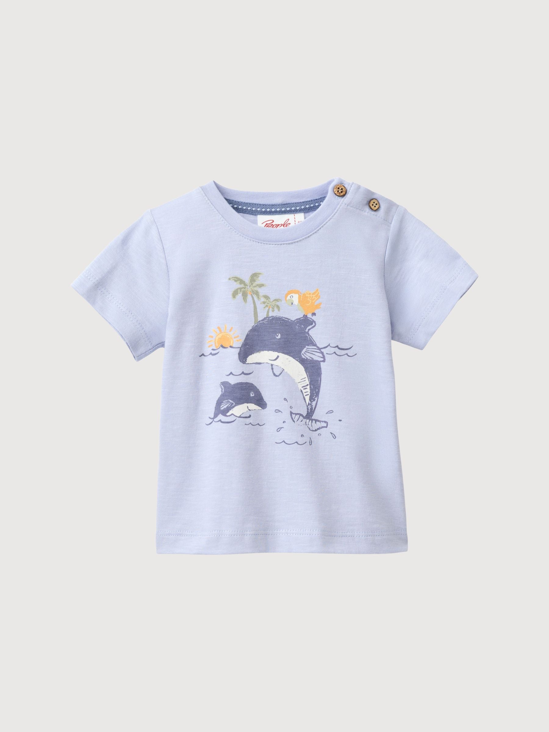 T-Shirt Hellblau Kind | People Wear Organic